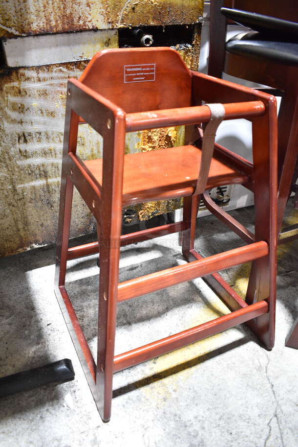 2 Adcraft Wood Pattern High Chair. 2 Times Your Bid! - Image 2 of 5