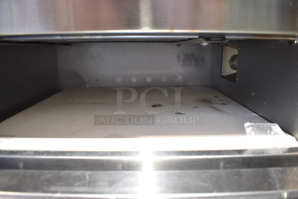 2024 Crosson CPO-320 Stainless Steel Commercial Countertop Electric Powered 2 Deck Pizza Oven w/ Cooking Stones. 120 Volts, 1 Phase. Tested and Working! - Image 4 of 7