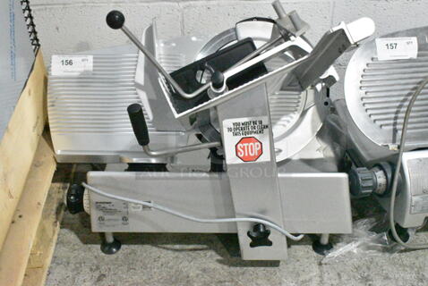 Bizerba GSP H Stainless Steel Commercial Countertop Meat Slicer. 120 Volts 1 Phase. Tested and Working! 