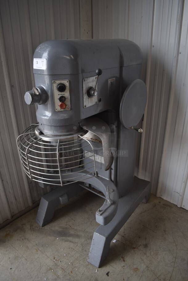 Hobart L 800 Commercial Electric Floor Standing 80 Quart Mixer With Bowl Gaurd. 208V.  - Image 1 of 5
