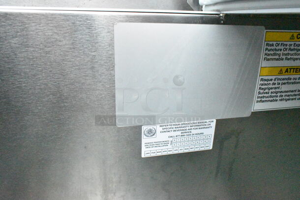 Beverage Air SM49N Stainless Steel Commercial Milk Cooler on Commercial Casters. 115 Volts, 1 Phase.  - Image 7 of 7