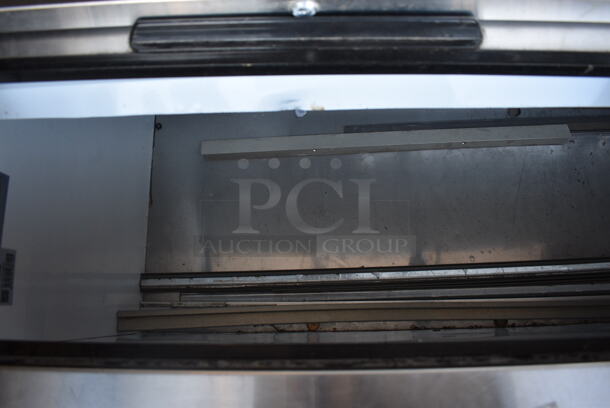Avantco 178JBC95B Stainless Steel Commercial Bottled Back Bar Cooler w/ 3 Lids. 115 Volts, 1 Phase. 95x27x34. Cannot Test Due To Missing Power Cord - Image 7 of 8