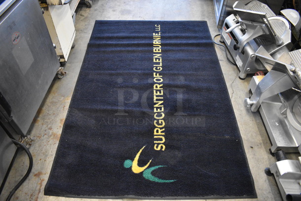 Black Floor Rug w/ Surgcenter of Glen Burnie Logo. 68x43 - Image 2 of 5