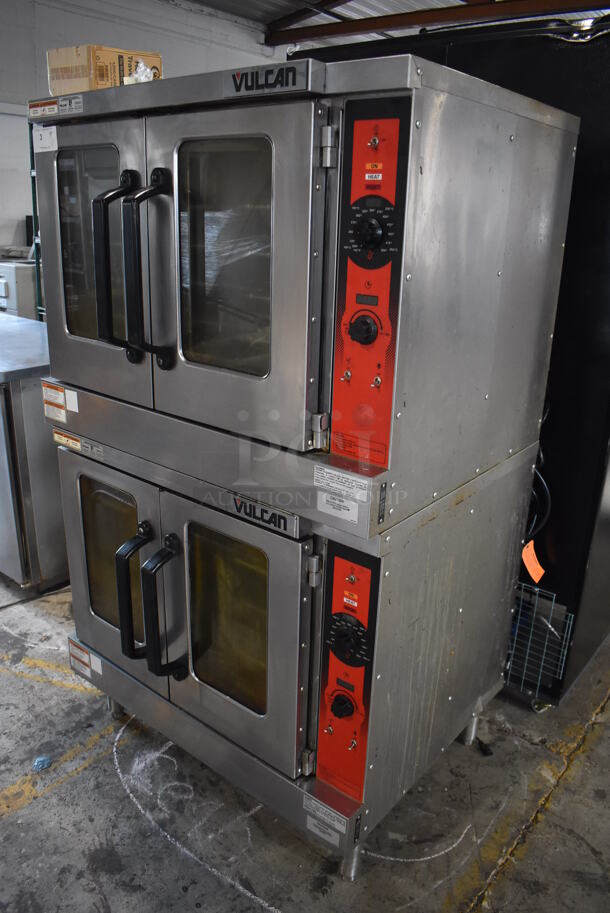 2 Vulcan VC5GD-11D1 Stainless Steel Commercial Gas Powered Full Size Convection Oven w/ View Through Doors, Metal Oven Racks and Thermostatic Controls. 2 Times Your Bid! - Image 4 of 11