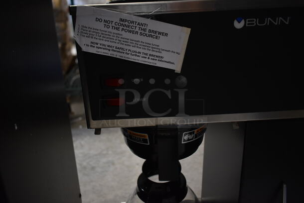 BRAND NEW SCRATCH AND DENT! 2023 Bunn VPR Stainless Steel Commercial Countertop 2 Burner Coffee Machine w/ 2 Coffee Pots and Poly Brew Basket. 120 Volts, 1 Phase.  - Image 5 of 7