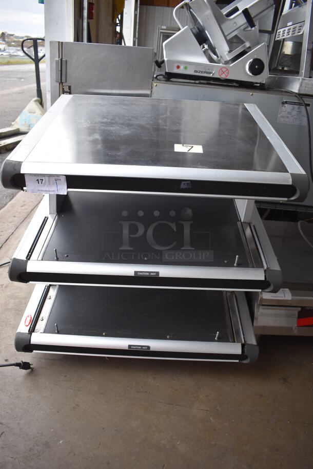Hatco Metal Commercial Countertop 2 Tier Warming Display Case Merchandiser. 115 Volts, 1 Phase. 31x28x32. Tested and Working! - Image 2 of 5