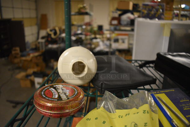 ALL ONE MONEY! Tier Lot of Various Items Including Master Control Program Timer, Black Leather Wristlet, and Car Parts - Image 2 of 6