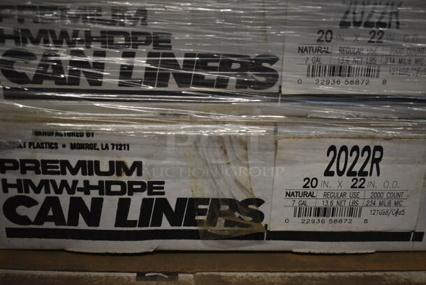 PALLET LOT of 52 BRAND NEW IN BOX! 2022R Premium HMW-HDPE Can Liners. 52 Times Your Bid! - Image 4 of 4