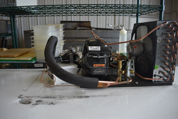 BRAND NEW SCRATCH AND DENT! 2022 Leer L060SCSE Outdoor Slanted Bagged Ice Machine Freezer Merchandiser. Includes Original Manual. 115 Volt 1 Phase. Tested and Working! - Image 2 of 9