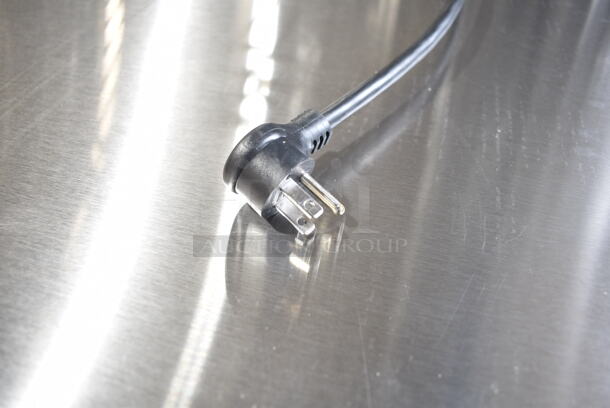 BRAND NEW SCRATCH AND DENT! 2024 True TBB-4G-HC-LD Stainless Steel Commercial 90 3/8" Black Glass Door Back Bar Refrigerator with LED Lighting. 115 Volts, 1 Phase. Tested and Working!  - Image 3 of 9