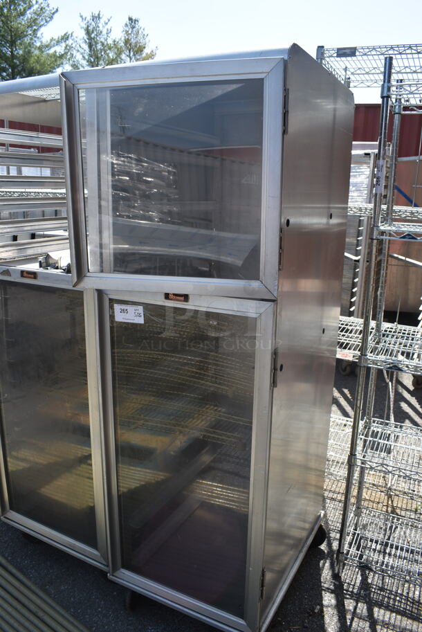 Lockwood CA72-RR18-S-R Dutch Door Display Cabinet For Pans On Commercial Casters. - Image 3 of 7