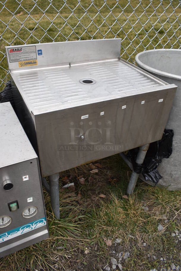 Eagle Stainless Steel Commercial Drain Board. 24x18x31 - Image 2 of 4