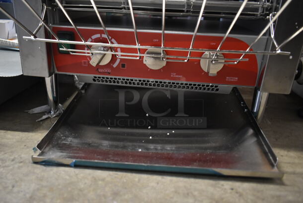 BRAND NEW SCRATCH AND DENT! Avantco  Stainless Steel Commercial Countertop 14.5" Belt Conveyor Toaster Oven. 208 Volts, 1 Phase.  - Image 4 of 8