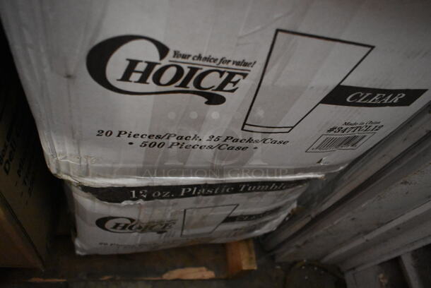 PALLET LOT of 25 BRAND NEW Boxes Including 2 5001CPT400T Lavex Premium 7 1/2" White Aircell TAD Center Pull Paper Towel Roll, 400 Feet / Roll - 6/Case, 2 Box PP883 Ecopax Containers, 34920SCREW Lancaster Table & Seating Table Top / Base Screw 1" #10 Panhead - 4/Pack, 181TSXLBD14 Garde XL 181TSXLBD14 1/4" Serrated Blade for XL Tomato Slicer, 2 Box 347TCL12 Choice 12 oz. Clear Disposable Plastic Tumbler - 500/Case, Lavex Multi Fold Towels, 4 Box 164TCOLROD37 Bar Height Table Base Column and Rod, 5001CPTP Lavex 1-Ply Center Pull Paper Towel Roll 1000' - 6/Case, 50020W Choice 20 oz. White Poly Paper Hot Cup - 600/Case, 127RD8COMBO Choice Microwavable Clear Round Deli Container and Lid, 4 Box 500L1020B Choice Black Hot Paper Cup Travel Lid for 10-24 oz. Standard Cups and 8 oz. Squat Cups - 1000/Case, 500MFT Lavex White M-Fold (Multifold) Towel - 4000/Case. 25 Times Your Bid! - Image 6 of 12
