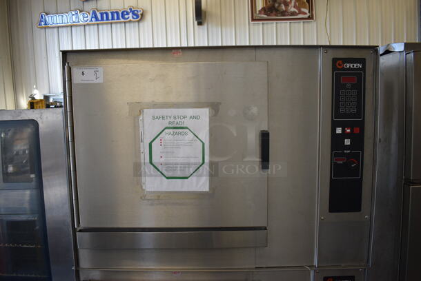 2 Groen CC20-E Stainless Steel Commercial Electric Powered Convection  Combo Steamer Oven. 480 Volts, 3 Phase. 43x33x73. 2 Times Your Bid! - Image 2 of 12