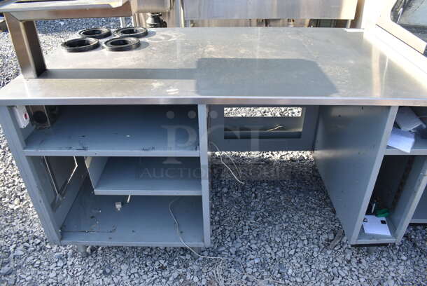 Duke Stainless Steel Commercial Subway Make Line Cashier Station. 61x34.5x44 - Image 4 of 4