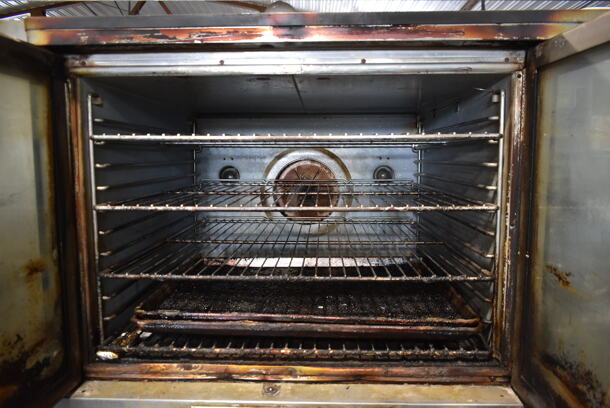 2 Blodgett GZL-10 Stainless Steel Commercial Natural Gas Powered Full Size Convection Ovens w. View Through Doors, Metal Oven Racks and Thermostatic Controls. 2 Times Your Bid! - Image 6 of 11