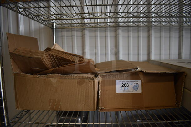 ALL ONE MONEY! Lot of 2 Boxes of Brown Paper Bags! - Image 1 of 3