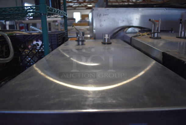 Stoelting 237R-109G Stainless Steel Commercial Floor Style Air Cooled 2 Flavor w/ Twist Soft Serve Ice Cream Machine on Commercial Casters. Goes GREAT w/ Lot 118! 208/230 Volts, 3 Phase. 16x43x66 - Image 7 of 7