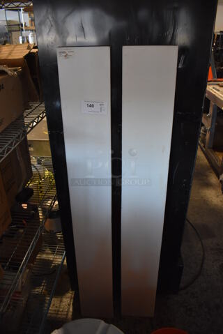 2 White Cutting Boards. 60x8x1. 2 Times Your Bid!