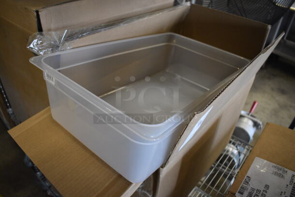 ALL ONE MONEY! Lot of 6 BRAND NEW IN BOX! Cambro Poly Full Size Drop In Bins. 1/1x6 - Image 2 of 4