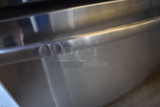 BRAND NEW SCRATCH AND DENT! General Electric DFE28JSKBSS Stainless Steel Commercial French Style Cooler Freezer Combo Unit w/ Water and Ice Dispenser. 100-127 Volts, 1 Phase. 36x36x70. Tested and Working! - Image 5 of 10