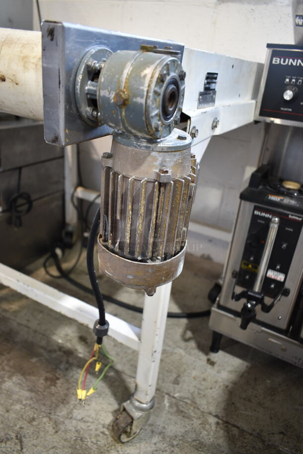 Metal Commercial Conveyor Belt on Commercial Casters. 208/240 Volts.  - Image 2 of 5
