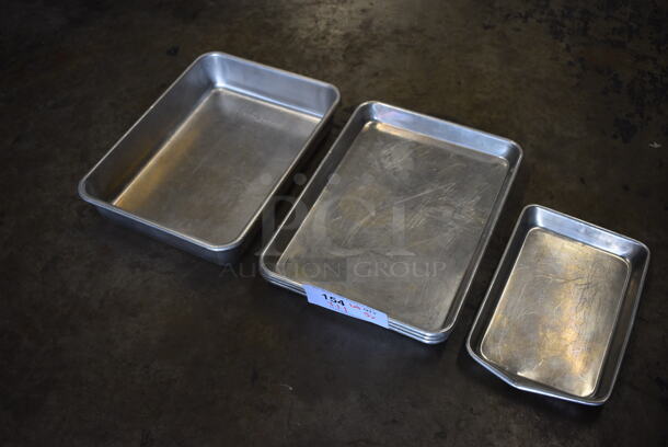 ALL ONE MONEY! Lot of 5 Various Metal Baking Pans. Includes 9.5x13x1