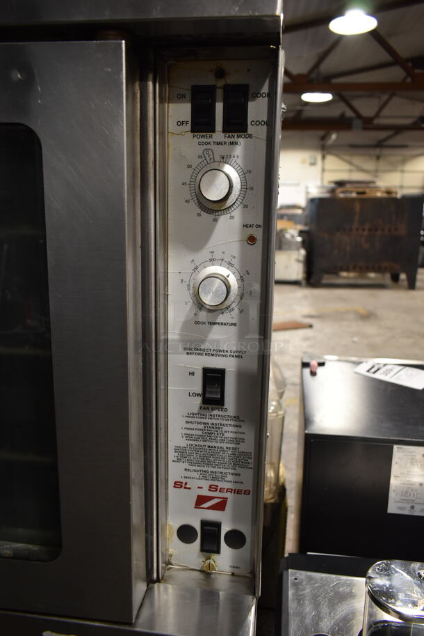 2 Southbend SL-Series Stainless Steel Commercial Natural Gas Powered Full Size Convection Ovens w/ View Through Doors, Metal Oven Racks and Thermostatic Controls 2 Times Your Bid! - Image 4 of 8