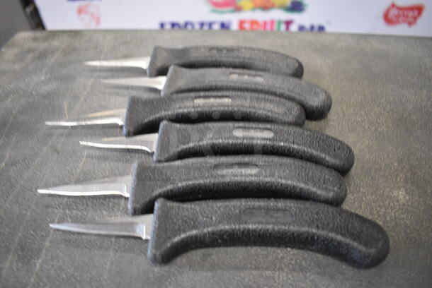 6 Sharpened Stainless Steel Poultry Knives. Includes 7.5". 6 Times Your Bid! - Image 4 of 4