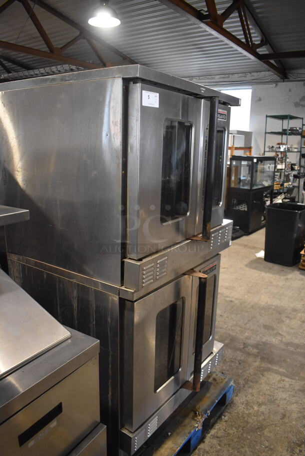 Garland Master 200 Commercial Stainless Steel Natural Gas Powered Floor Style Convection Oven With Metal Racks 115V/Phase Controls 1. 2 Times Your Bid! - Image 2 of 8