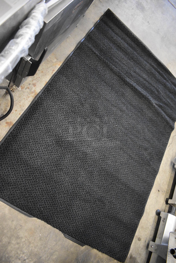 Black Floor Rug. 68x43 - Image 2 of 5