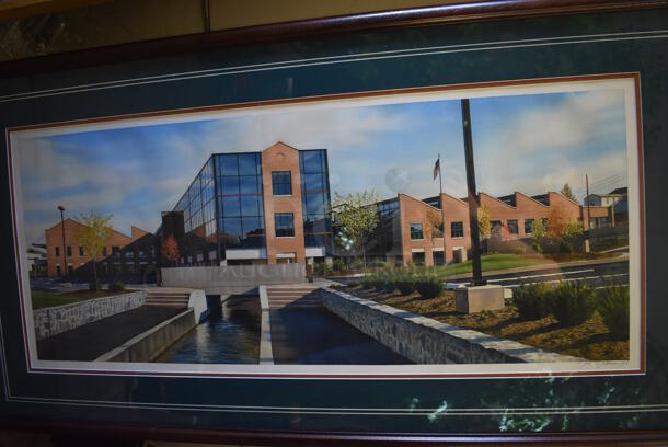 Framed Picture of Building. Mark Workman 1989. - Image 4 of 7