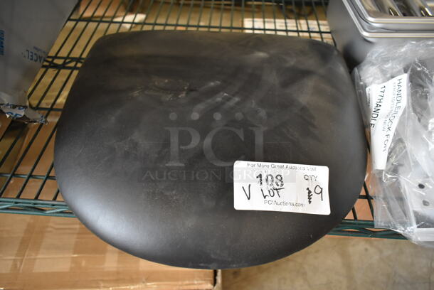ALL ONE MONEY! Lot of BRAND NEW SCRATCH AND DENT! Items Including 233374570000 Bunn 37457.0000 Display Graphics for IMIX-3, Lancaster Table & Seating 164CUSHMTLBK 2 1/2" Black Vinyl Padded Seat for Metal Frame Seating, 2 Bag Galaxy 177HANDLE Handle / Lock for CF Chest Freezers, 4 Metal Legs, 2 Stainless Steel 1/2 Size Drop In Bins.  - Image 4 of 9