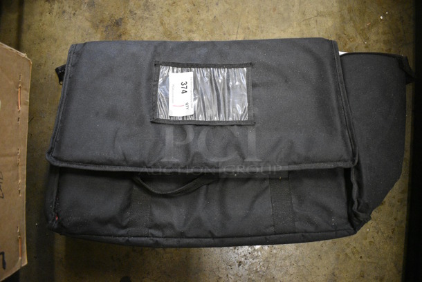 Black Insulated Carrying Bag. 21x10x14