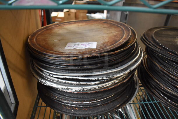 ALL ONE MONEY! Tier Lot of 96 Various Metal Baking Pans and Pizza Screens. Includes 16x16, 17x17 - Image 2 of 7
