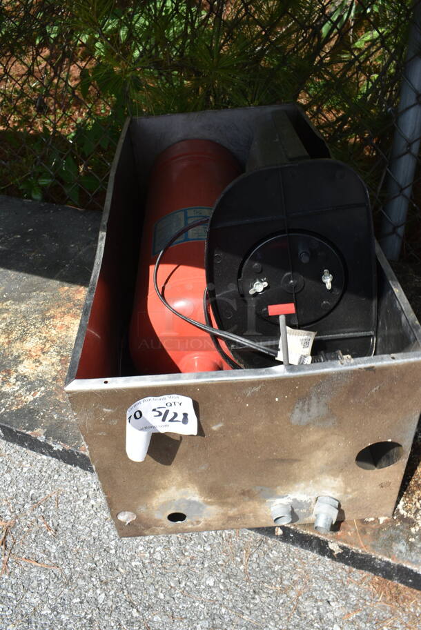 Fire Suppression Tank, Heater and Fire Suppression Box - Image 1 of 4