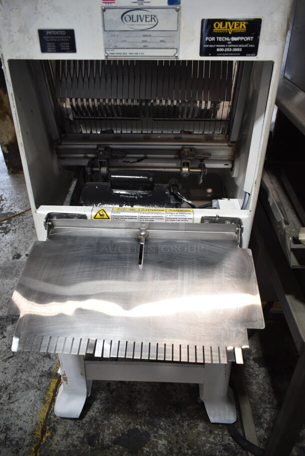 Oliver 797-32NC Stainless Steel Commercial Floor Style Bread Loaf Slicer. 115 Volts, 1 Phase. Tested and Working! - Image 2 of 7
