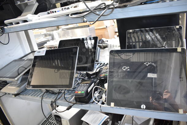 8 Various Items Including 6 POS Monitors, 2 VeriFone Credit Card Readers. 8 Times Your Bid! - Image 1 of 9
