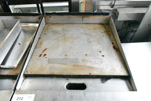 LATE MODEL! Garland Stainless Steel Commercial Countertop Natural Gas Powered Flat Top Griddle.  - Image 5 of 6