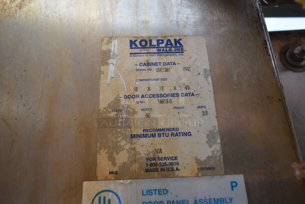 2 Kolpak Walk In Boxes That Make One Combo Box; 8'x12'x8' Freezer and 8'x12'x8' Cooler. Comes w/ Bohn ADT090ASWJ 115 Volt, 1 Phase Evaporator and 2 208/240 Volt Compressors. Does Not Have Floor. Information Provided By The Consignor But Not Verified By PCI Auctions. 2 Times Your Bid! 
 - Image 9 of 11