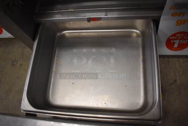 2017 Star 458TBDE Stainless Steel Commercial Countertop Hot Dog Roller w/ Sneeze Guard and Bun Drawer. 120 Volts, 1 Phase. 25x35x26. Tested and Working! - Image 6 of 10