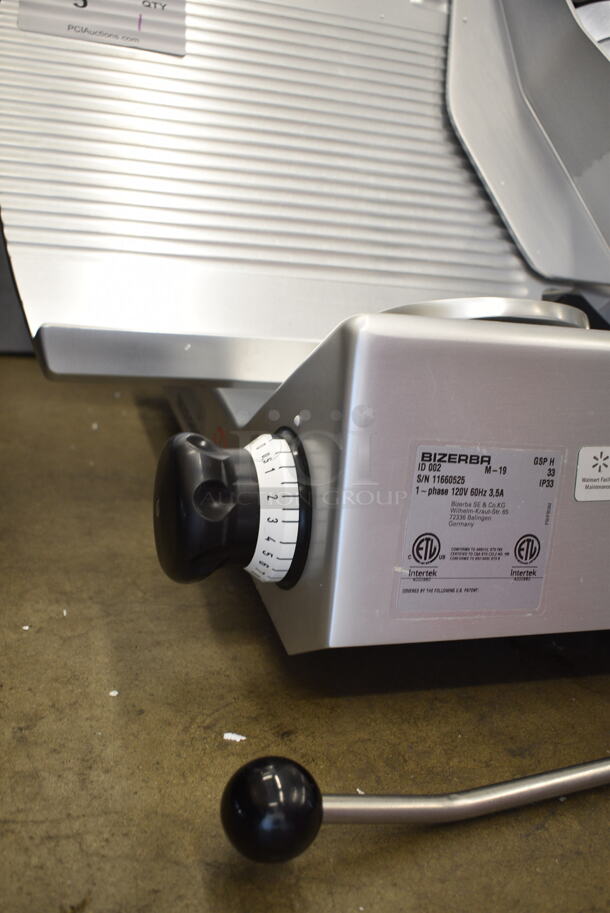 2019 Bizerba GSP H Stainless Steel Commercial Countertop Meat Slicer. 120 Volts, 1 Phase. Tested and Working! - Image 6 of 7