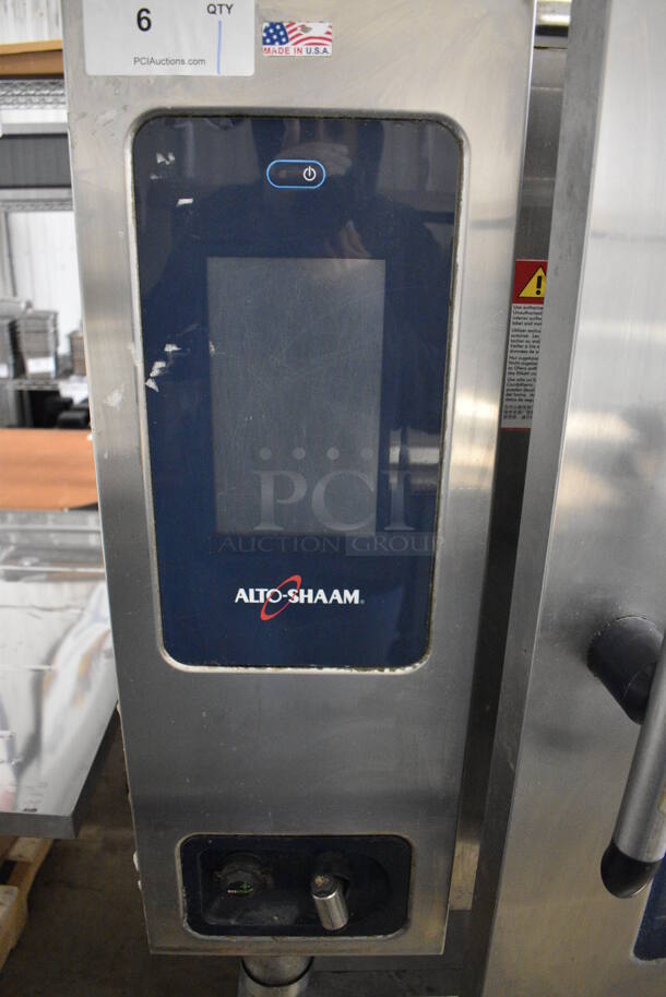 2015 Alto Shaam Model CTP7-20E Stainless Steel Commercial Combitherm Convection Oven on Stainless Steel Commercial Equipment Stand. 208-240 Volts, 3 Phase. 44x40x64 - Image 3 of 7