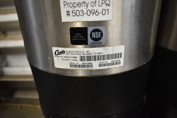Curtis TXSG15015600 Stainless Steel Commercial Beverage Holder Dispenser. - Image 6 of 6