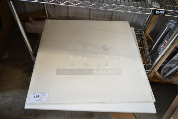 2 BRAND NEW SCRATCH AND DENT! White Cutting Boards. 2 Times Your Bid! - Image 3 of 3
