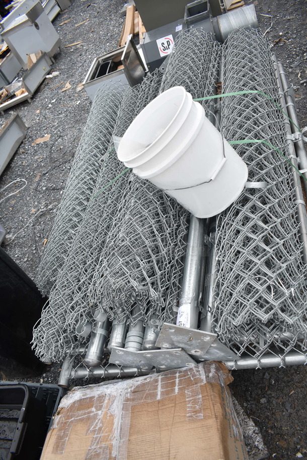 ALL ONE MONEY! Lot of Chain Link Fencing w/ Posts.  - Image 2 of 9