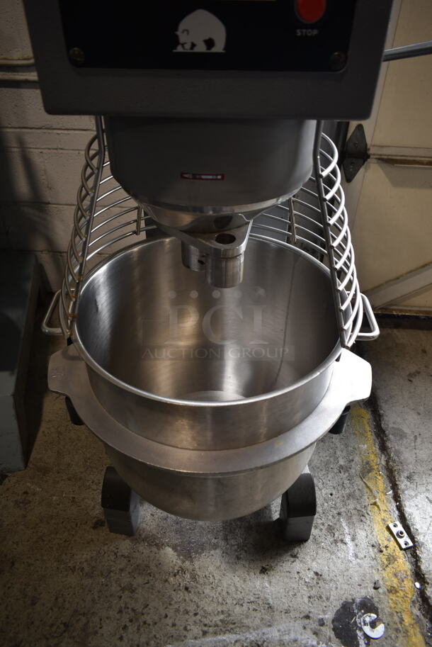Varimixer W60 Metal Commercial Floor Style 60 Quart Planetary Dough Mixer w/ Stainless Steel Mixing Bowl and Bowl Guard. 220 Volts, 3 Phase. - Image 5 of 7