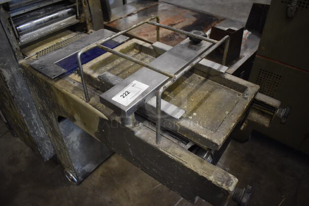 CFAV Metal Commercial Floor Style Dough Sheeter on Commercial Casters. 220 Volts, 1 Phase. 52x23x42 - Image 3 of 9