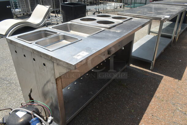 Stainless Steel Commercial Steam Table Frame w/ Under Shelf. - Image 2 of 6